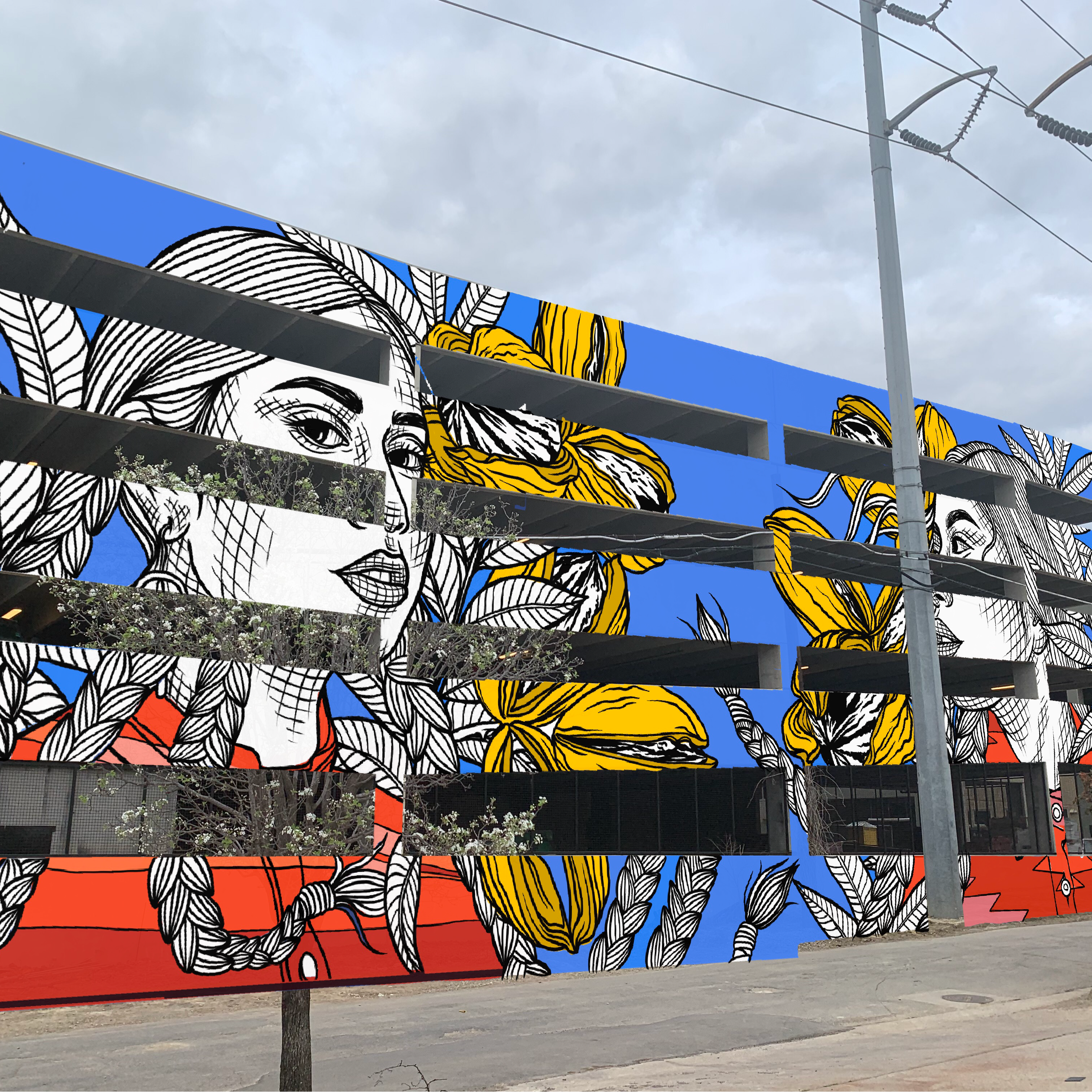 Christin Apodaca, from the series The Lost and Forgotten, unrealized mural.